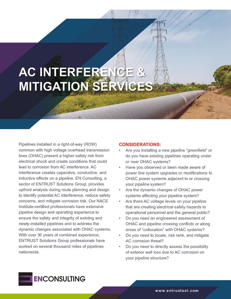 AC Interference and Mitigation Services