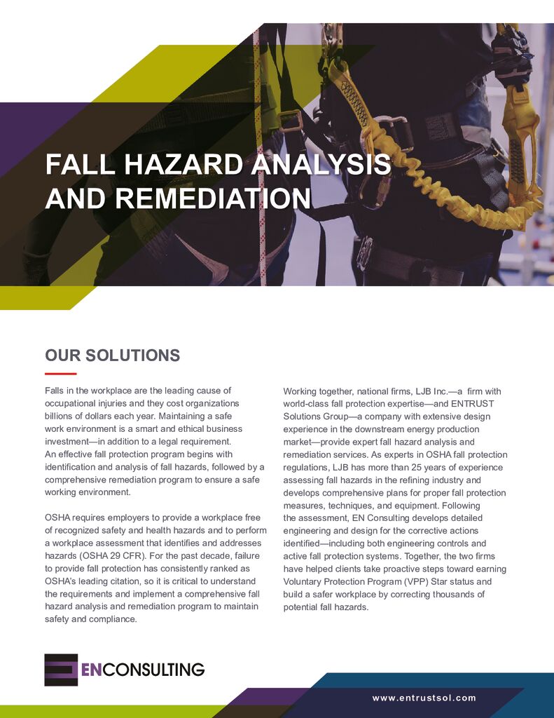 Fall Hazard Analysis and Remediation