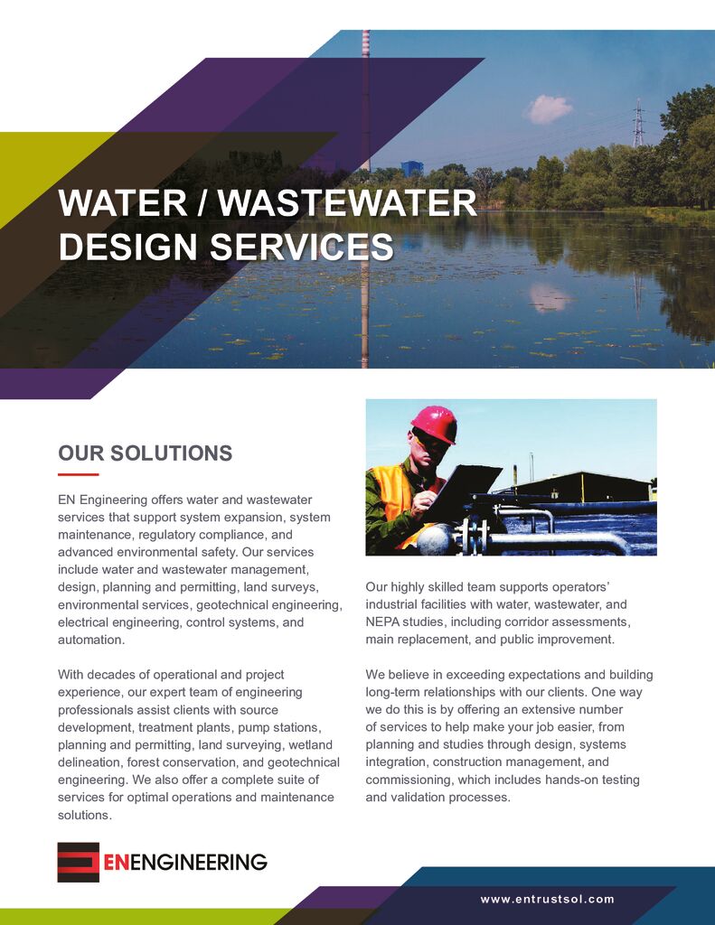 Water Wastewater Design Services